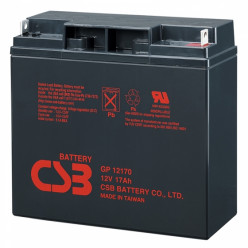 CSB Battery 12V 17AH, GP 12170, 3-5 Years Life Time